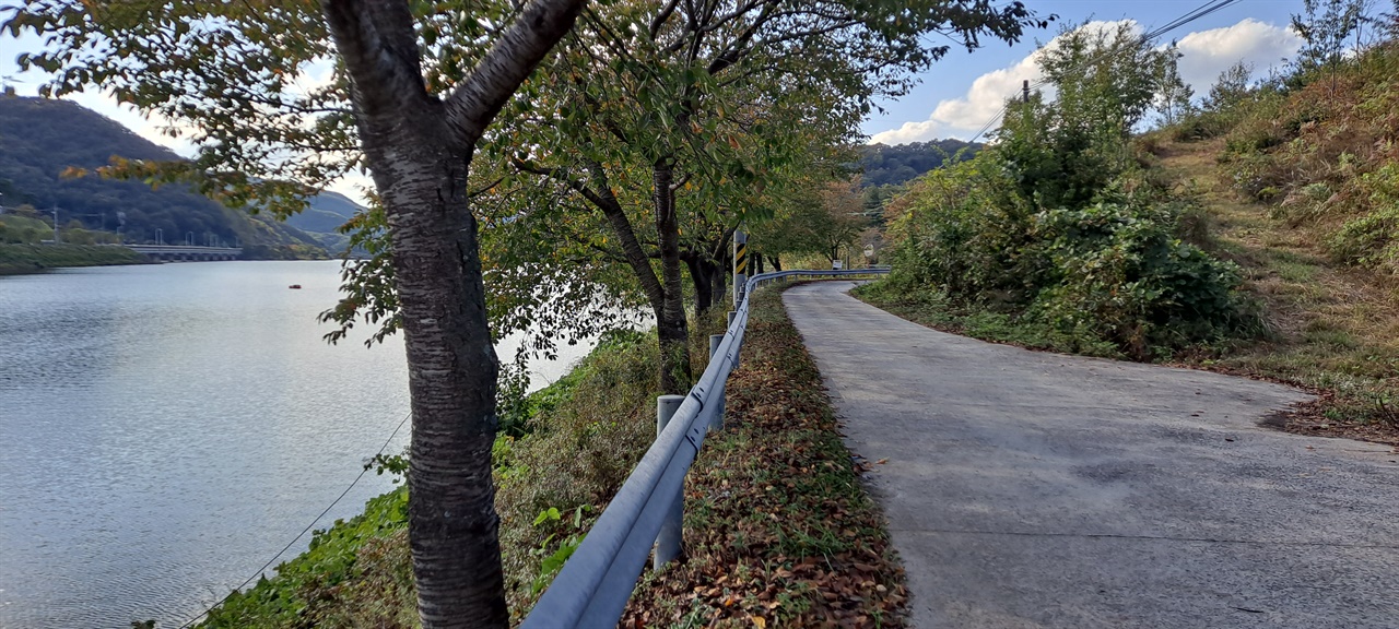 충남 청양 칠갑 저수지는 가을에 걷기 좋은 길 중 하나로 꼽힌다. 