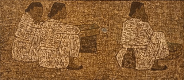 박수근(1914~1965) 세 여인(1961) 패널에 유채
