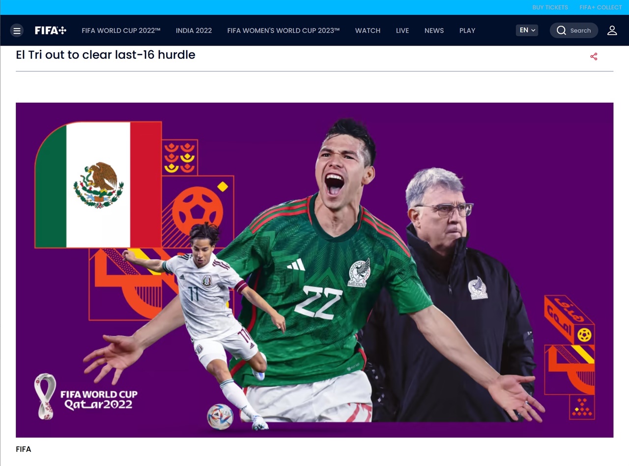  8회 연속 월드컵 본선진출에 성공한 멕시코가 16강 넘어 8강을 노린다.