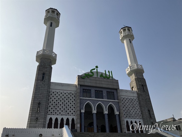 1일 서울 한남동에 위치한 이슬람 모스크 건물 전경.