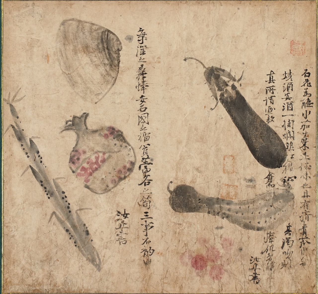 강세황, 18세기, 종이에 채색, 25.6x27.4cm