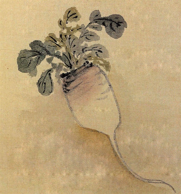 강세황, 18세기, 비단에 수묵담색, 24.5 x 16.3 cm, 국립중앙박물관 소장
