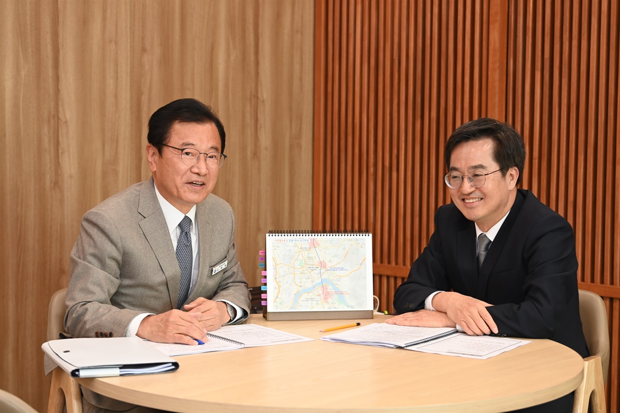 이현재 하남시장은 10일 지역현안 해결을 위해 김동연 경기도지사를 찾았다.
