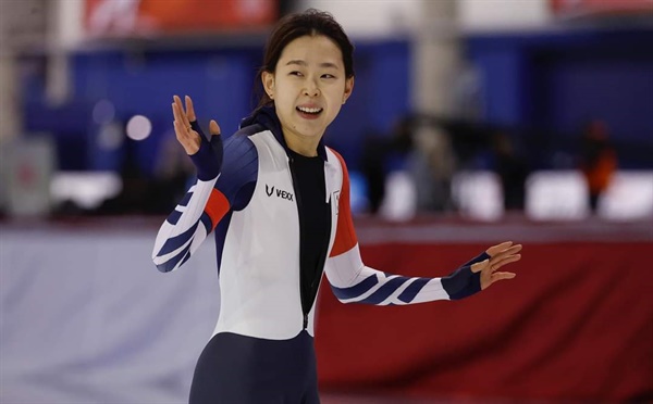 월드컵 1~4차 대회서 모두 금메달을 수확한 김민선