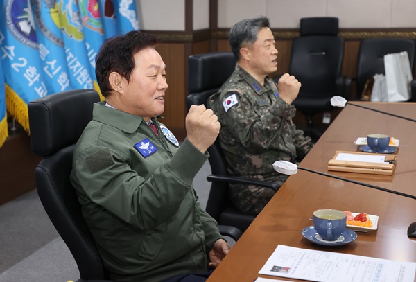  박완수 경상남도지사, 28일 공군교육사령부 방문.