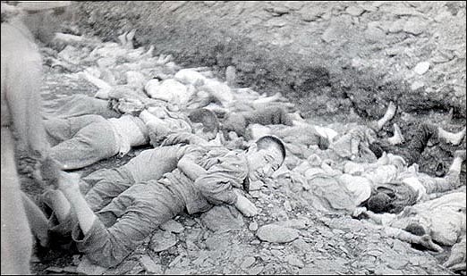 1950년 7월 대전 산내골령골 민간인집단희생 당시 현장