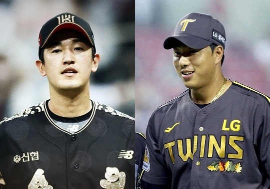  WBC 대표팀에 발탁된 kt 고영표(좌측)와 LG 정우영(우측)(사진 : kt위즈/LG트윈스)
