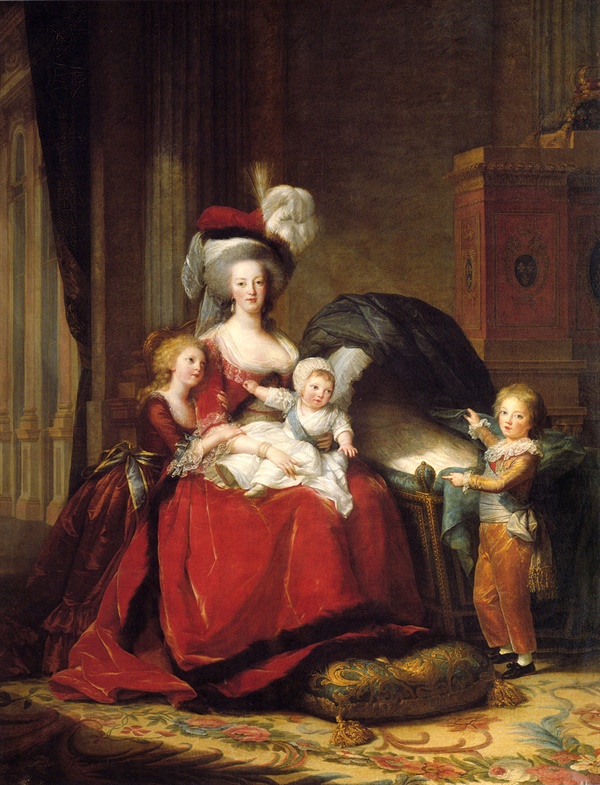 엘리자베트 비제 르브룅 <마리 앙투아네트와 자녀들> 1787년