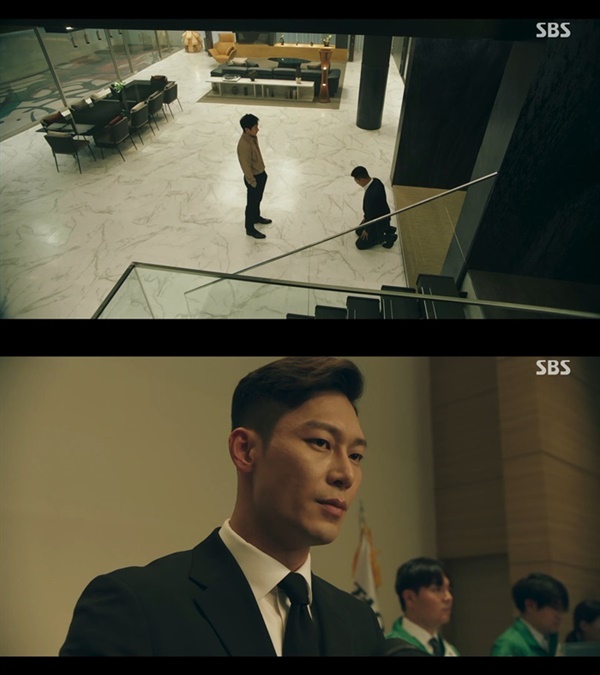  지난 4일 방영된 SBS 금토 드라마 '법쩐'의 주요 장면