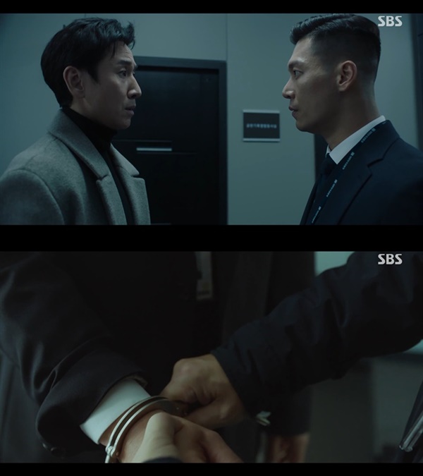  지난 11일 종영한 SBS 드라마 '법쩐'의 주요 장면