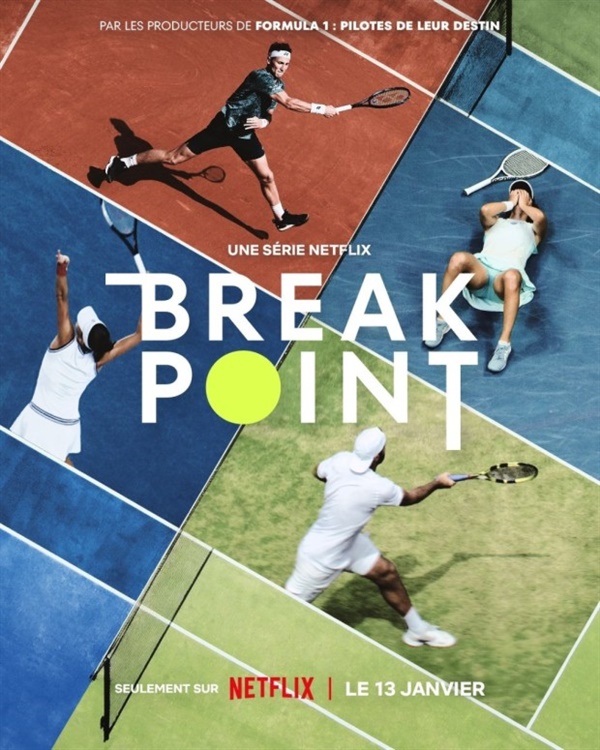  넷플릭스 오리지널 다큐멘터리 시리즈 <브레이크 포인트 파트 1> 포스터.