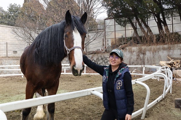 인천승마공원을 운영중인 김혜진 원장