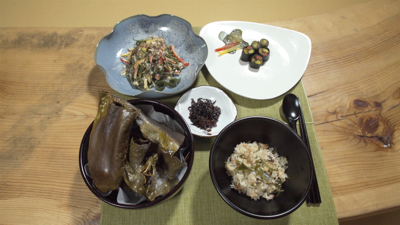 다시마 요리 국물을 포함,부각, 튀김, 등 다양한 식재료로 활용