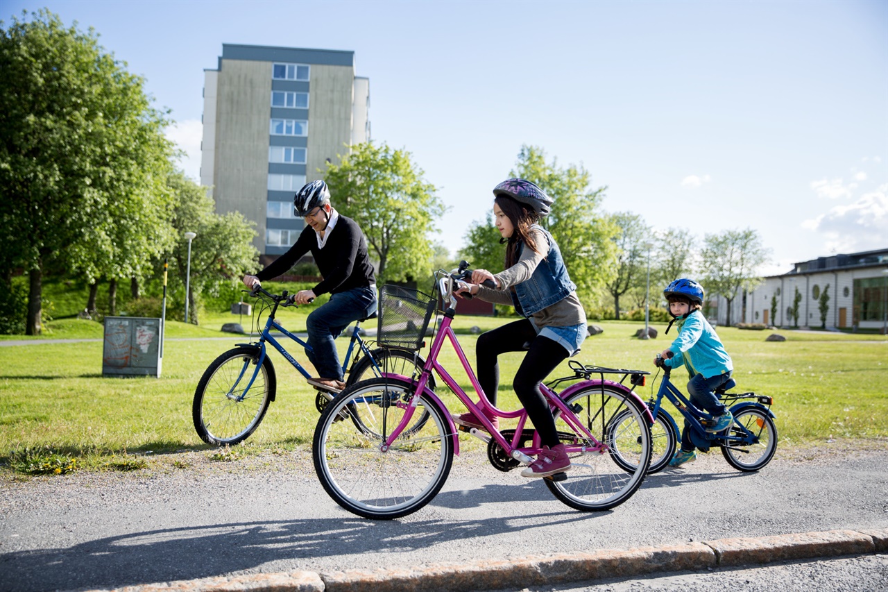 운전자 뿐만 아니라 보행자들도 안전에 각별히 주의를 한다. 자전거로 등교를 많이 하는 스웨덴 학생들은 만 15세까지 헬멧을 착용해야 하는 법이 있다. 스웨덴 중학생 헬멧 착용률은 85%이다. 