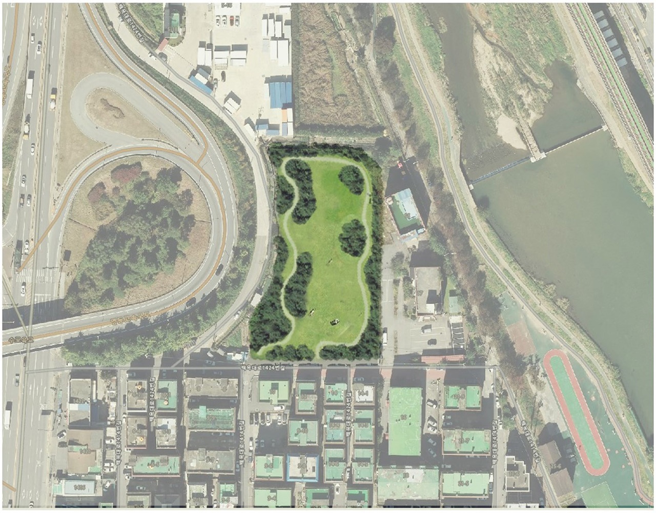 경기 용인특례시가 올해 처인구 유방동 234-2번지 일원에 8000㎡(2400평) 규모의 도시숲 조성에 들어간다.