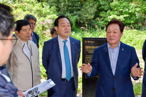  박완수 경남도지사, 2일 통영 욕지도 방문.