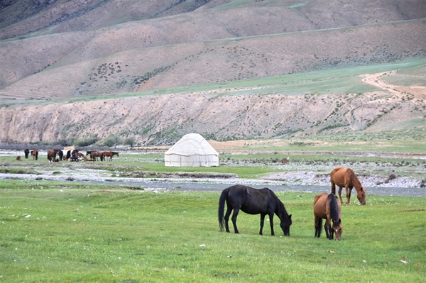키르기스스탄은 초원의 나라다.