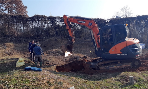 지난 2019년 12월 옛 광주교도소에서 5.18 암매장 관련 발굴 작업이 이뤄지는 모습