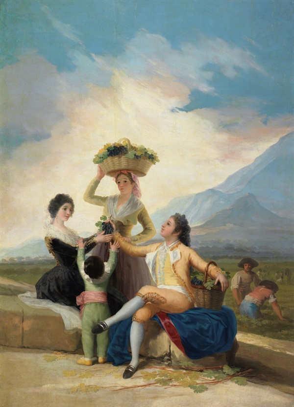 프란시스코 고야, 1786년, 캔버스에 유채, 190x275cm, 프라도 미술관