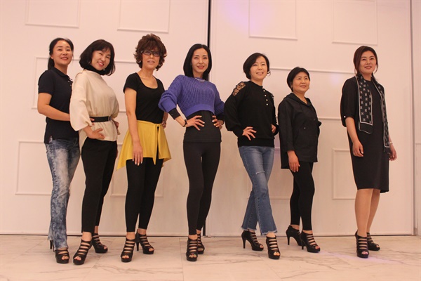 왼쪽부터 성은미, 김영미, 김경미, 주윤정, 김보애, 강희신, 이시현씨