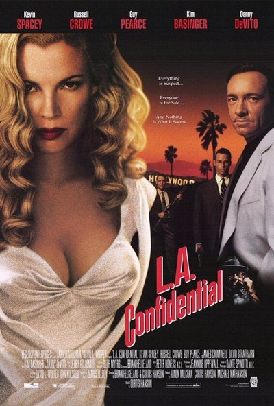  <L.A. 컨피덴셜>은 1998년 아카데미 시상식에서 9개 부문 후보에 올라 각색상과 여우조연상을 수상했다.