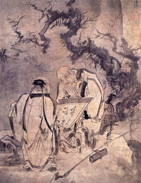 김명국, 17세기, 121.5x82.5cm, 간송미술관 소장