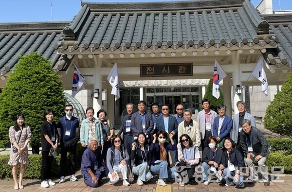  지난달 25일 용인독립운동기념사업회가 독립운동 후손들과 함께  타지역 독립운동기념관을 견학했다.