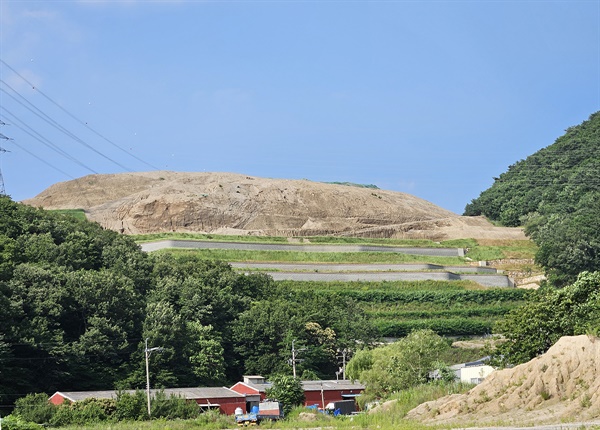 경남 웅상지구 폐기물처리시설 조성사업장. [홍성현 기자]