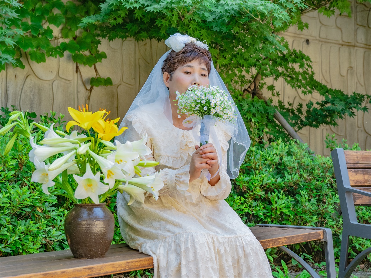 두리마을 꽃미녀 김연복(59세)씨 .