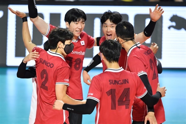  2023 아시아배구연맹(AVC) 챌린저 대회에 출전하는 한국 남자 배구 대표팀