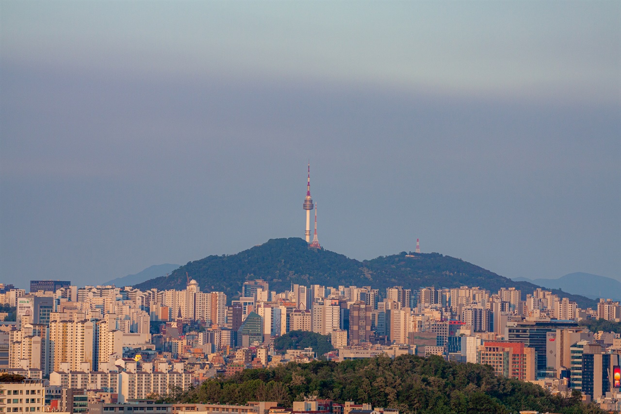 서울 하늘공원의 풍경