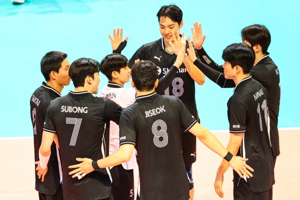  2023 아시아배구연맹(AVC) 챌린지컵에 출전한 한국 남자 배구대표팀 