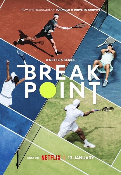  넷플릭스 오리지널 다큐멘터리 시리즈 <브레이크 포인트 파트 2> 포스터.
