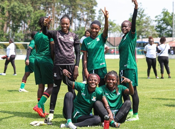  2023 여자월드컵을 앞두고 훈련하는 잠비아 여자축구대표팀 선수들