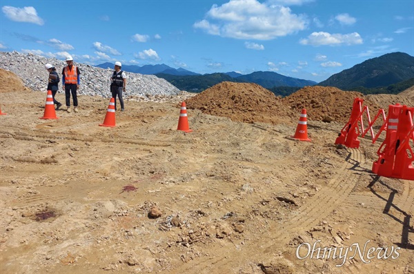 지난 8월 7일 오전, 합천에 있는 함양-울산 고속도로 건설 공사 현장에서 산재 사망사고가 발생했다.