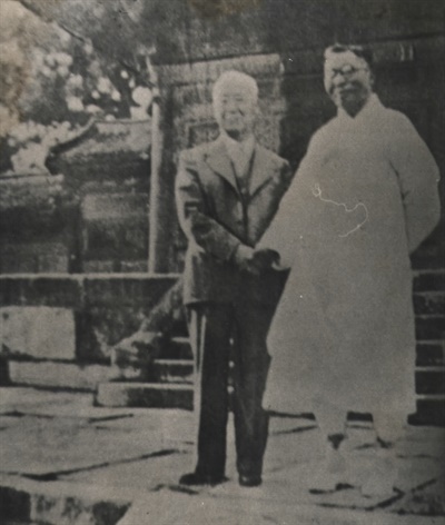 1946년 이승만과 김구.