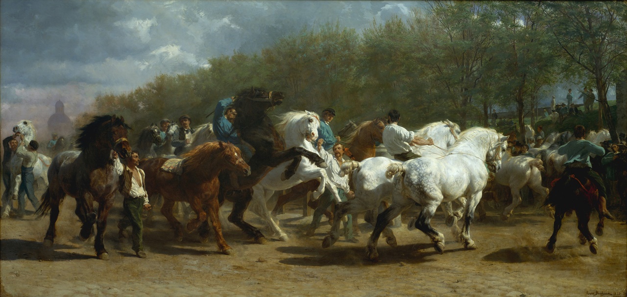말시장(The Horse Fair), 1852?55

