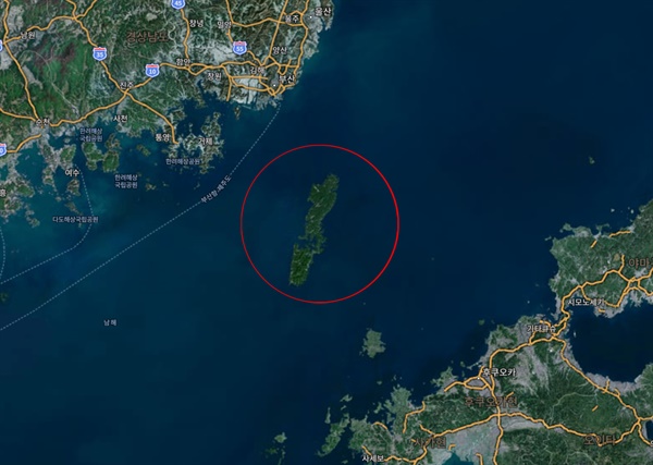 우리나라와 약 50km 거리에 있는 일본 대마도의 모습