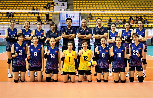  베트남 대표팀 선수들.. 2023 아시아선수권 대회