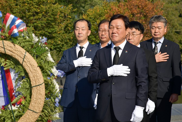  박완수 경남도지사, 워싱턴 D.C. 한국전 참전용사 기념공원 방문