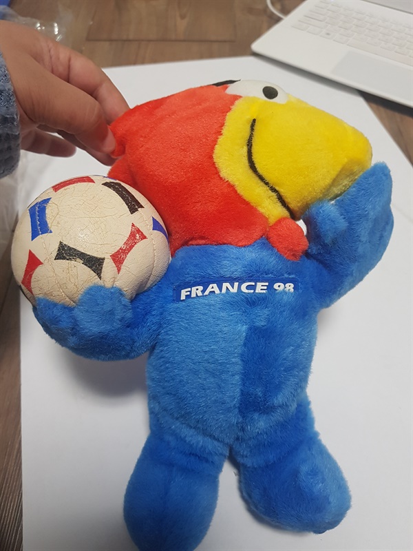 98년 프랑스 월드컵 마스코트 수탉 인형