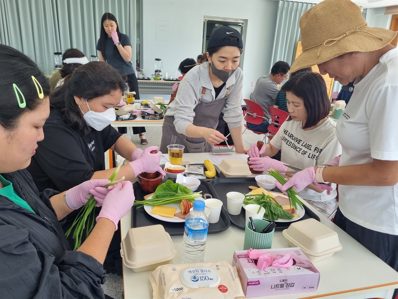 치유음식 소박구샌드위치 만들기.