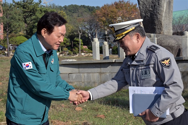 박완수 경남도지사, 대입수능 교통대책 현장 점검