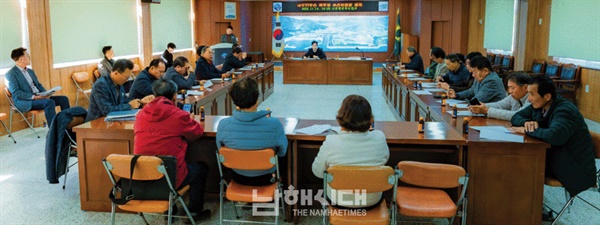 국도77호선 확-포장추진위원회가 지난 14일 서면행정복지센터 2층 대회의실에서 대책회의를 개최했다.