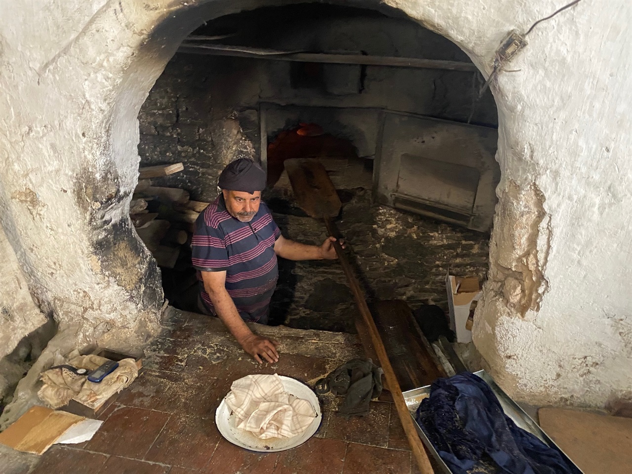 페스의 오래된 빵 굽는 가게