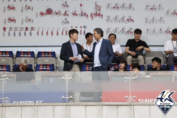  지난 6월 25일, 수원 FC 경기장을 찾았던 김은중 감독