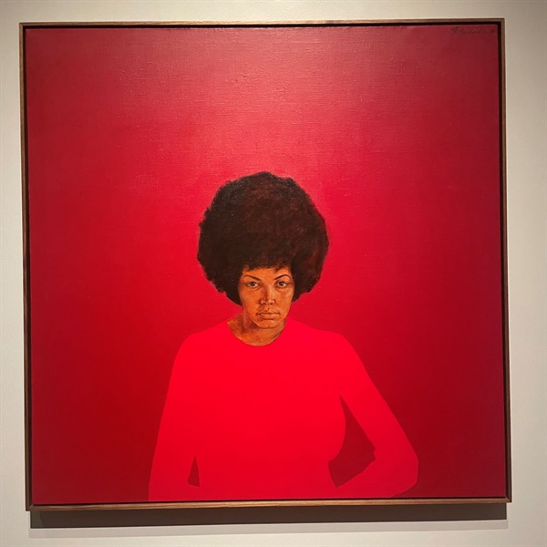 흑인 작가들의 그림 전시를 볼 수 있었는데 강렬한 색감이 매력적이었다. 뉴욕 휘트니박물관에서 만났던 흑인 작가 헨리 테일러(Henry Taylor)의 작품도 그러했다.  