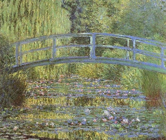 수련 연못(The Water-Lily Pond)1899, 88.3x93.1cm, Oil on canvas [The National Gallery, London]