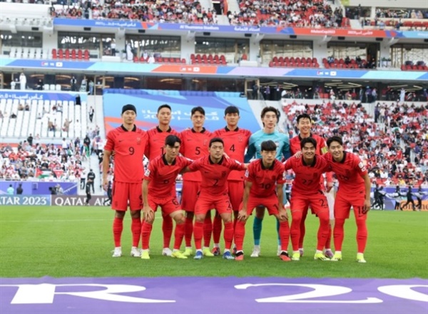 2023 카타르 아시안컵에 출전한 한국 축구 대표팀 