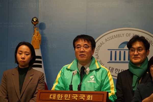 김종민 은평을 국회의원 예비후보가 발언하고 있다. 